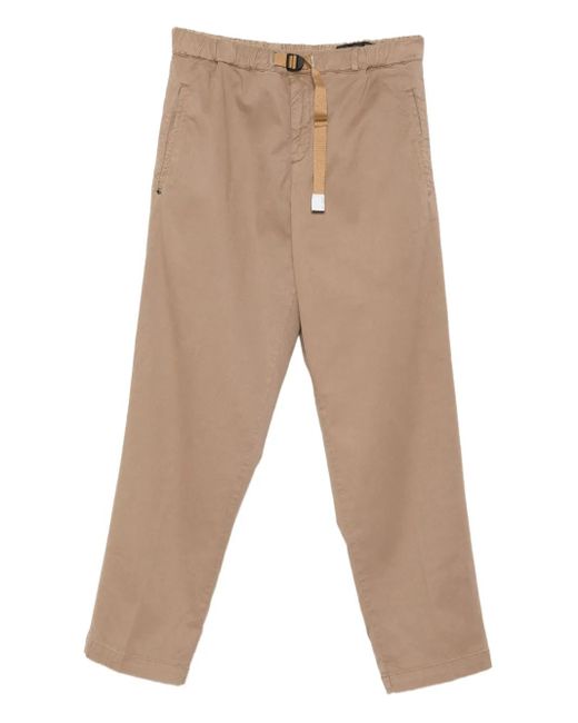 White Sand Natural Long Classic Trousers for men