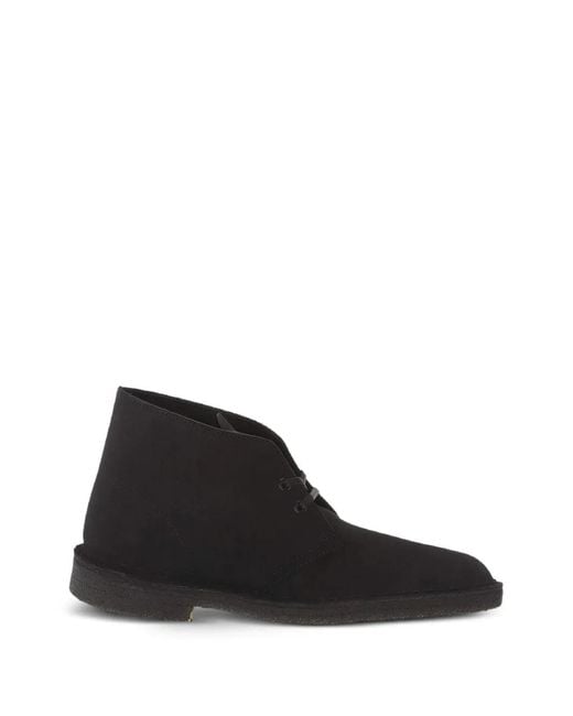 Clarks Black Desert Boots En Daim