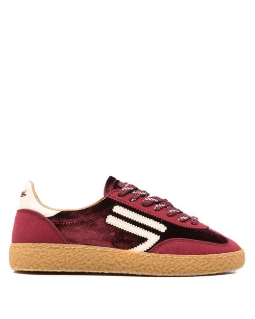 PURAAI Red Stripe-Detail Sneakers