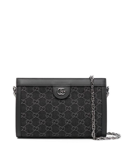Gucci Black Small Ophidia GG Shoulder Bag