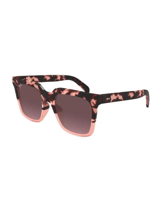 Maui Jim Brown Rooftops Tortoiseshell Square Sunglasses