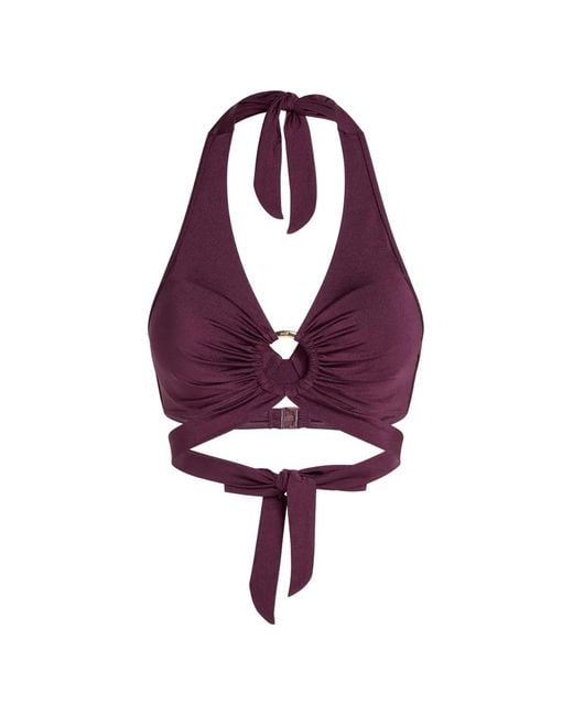 Marlies Dekkers Purple Padded Push-Up Bikini Top