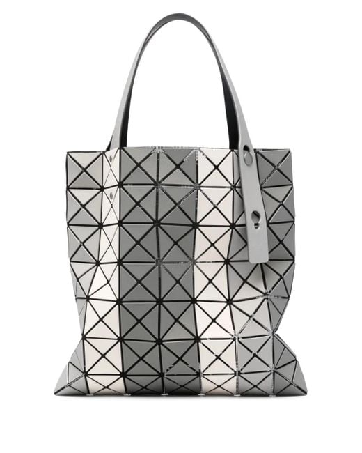Borsa A Spalla Lucent Geometrica di Issey Miyake in White