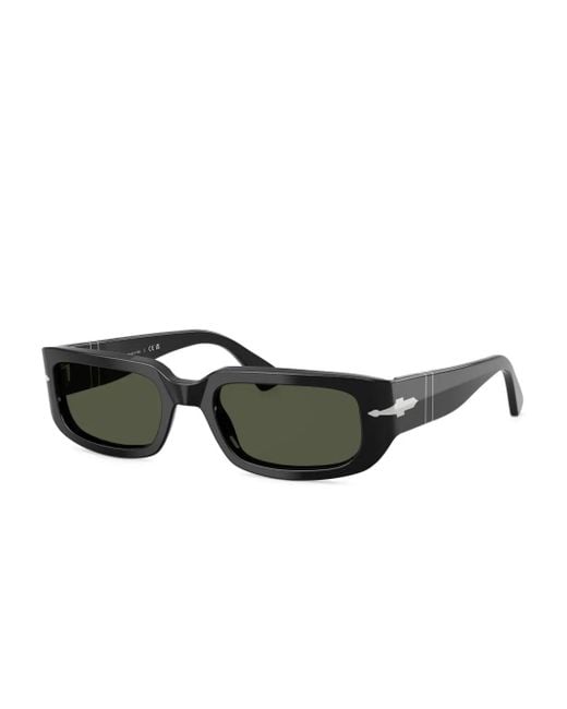 Persol Green Rectangle-Frame Sunglasses