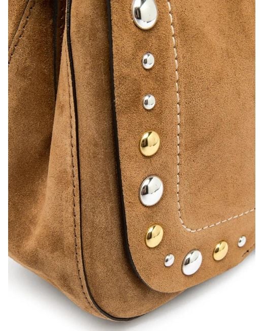 Gianni Chiarini White Helena Round Studded Shoulder Bag