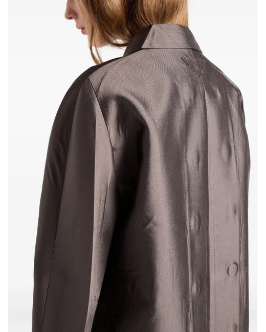 Prada Brown Double-Breasted Coat