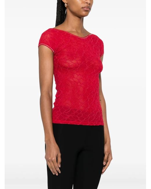 Pinko Red Cody Top