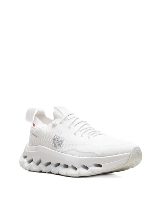 On Shoes White X Loewe Cloudtilt "All" Sneakers