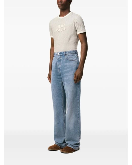 Jean À Coupe Ample AMI pour homme en coloris Blue