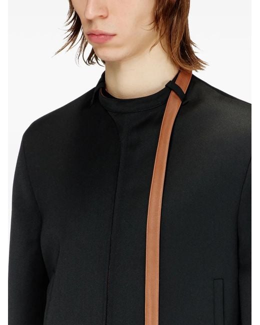 DIESEL Black Veste À Fermeture Zippée for men