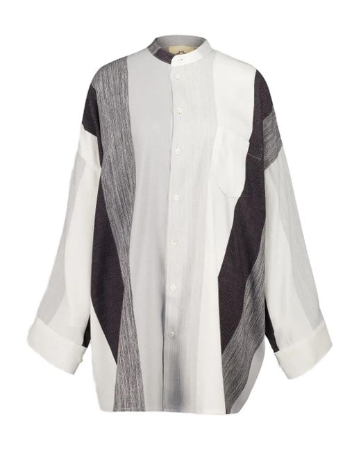 Marrakshi Life Shirt Met Gestreept Vlak in het White