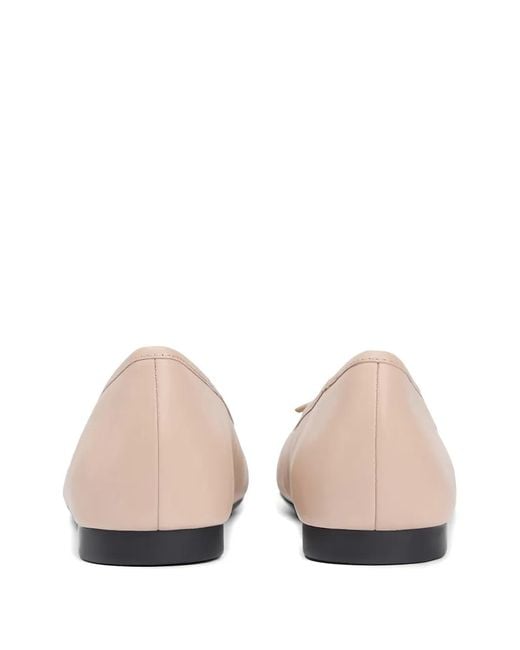 Tommy Hilfiger Pink Bow-Detail Ballet Flats
