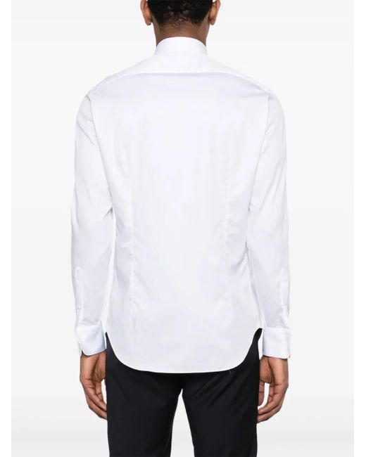 メンズ Alessandro Gherardi コットン シャツ White