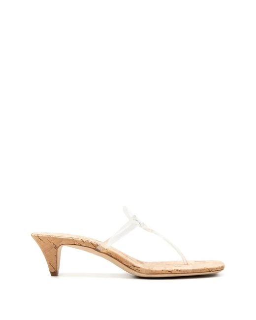 Tory Burch Natural Miller Jelly Sandals