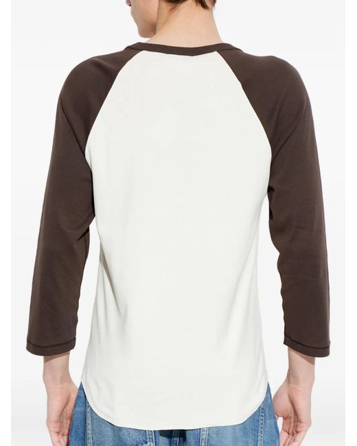 A.P.C. メンズ ブラック ラグランスリーブ Tシャツ 【公式通販】