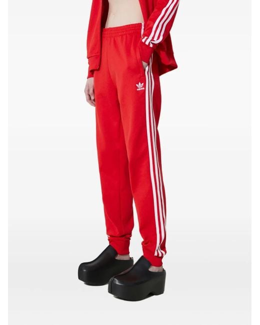Adidas Red Adicolor Track Pants