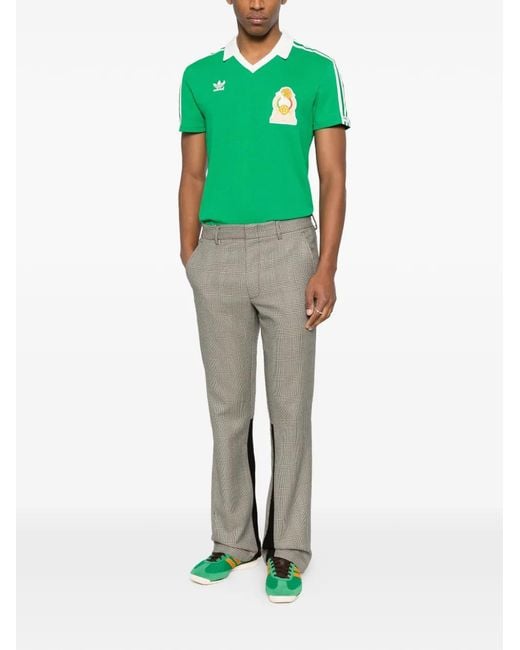 GALLERY DEPT. Gray Check Panel Trousers for men