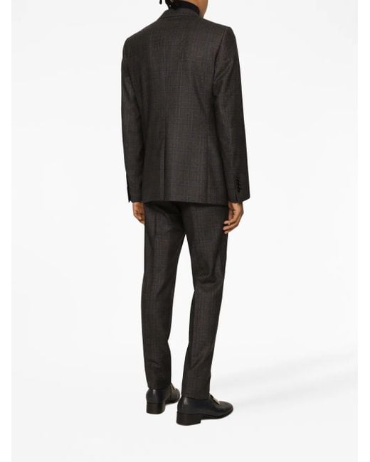 Blazer À Motif Prince De Galles Dolce & Gabbana pour homme en coloris Black