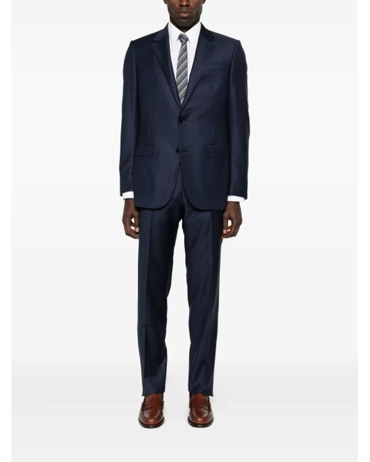 Zegna Blue Stripe-Pattern Suit for men