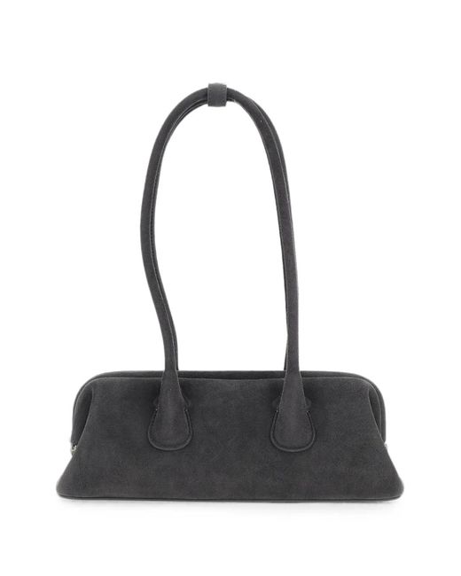 OSOI Black Boat Wide Shoulder Bag