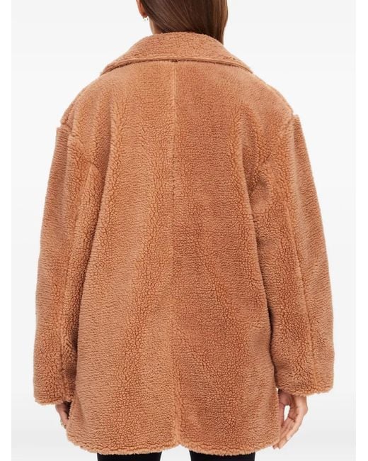The Upside Brown Gracie Double-Breasted Coat