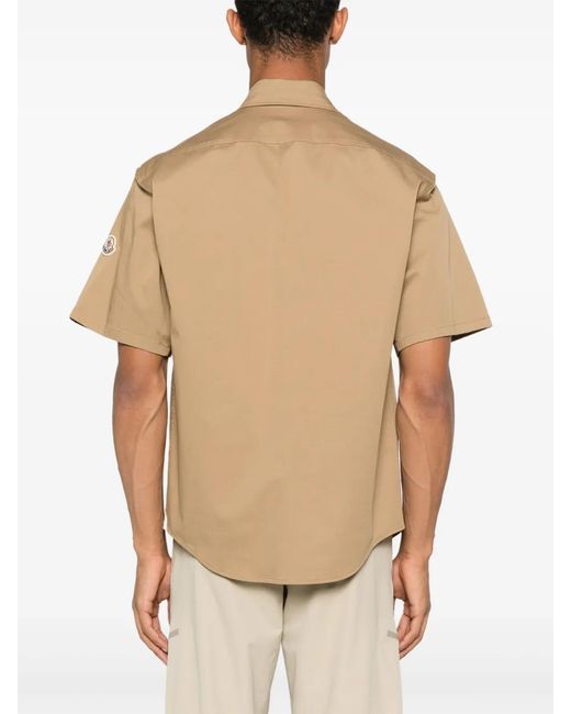 Moncler Natural Flap-Pocket Shirt for men