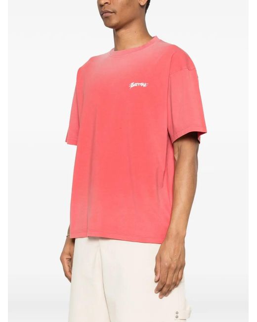 Barrow レディース ピンク ロゴ Tシャツ 【公式通販】