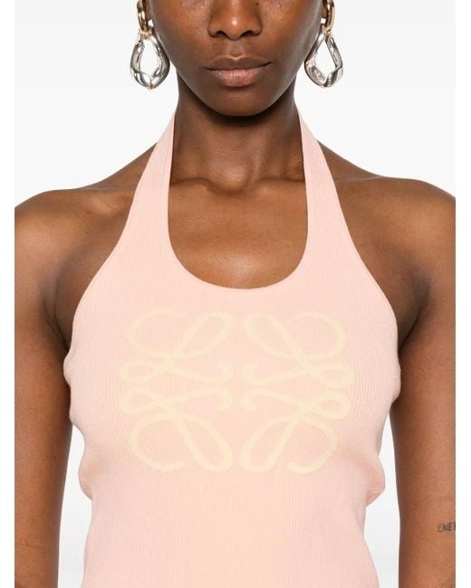 Loewe Pink Anagram Tank Top