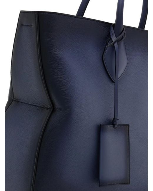 Ferragamo Blue Monogram Tote Bag for men
