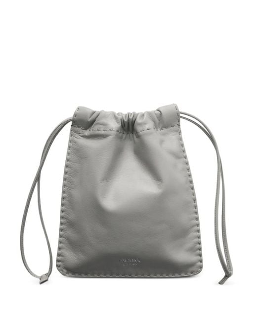 Pouch Per Smartphone di Prada in Gray