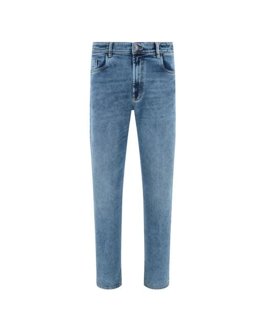 Boggi Blue Medium Stretch Denim Jeans for men
