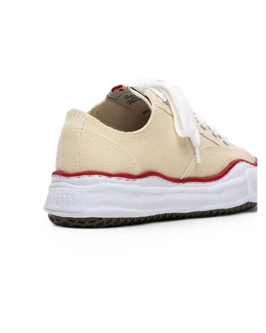 Maison Mihara Yasuhiro White Peterson Og Sole Canvas Low-Top Sneakers