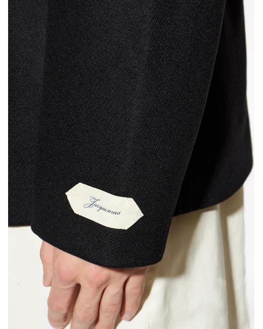 Jacquemus Shawl collar jacket in Black für Herren