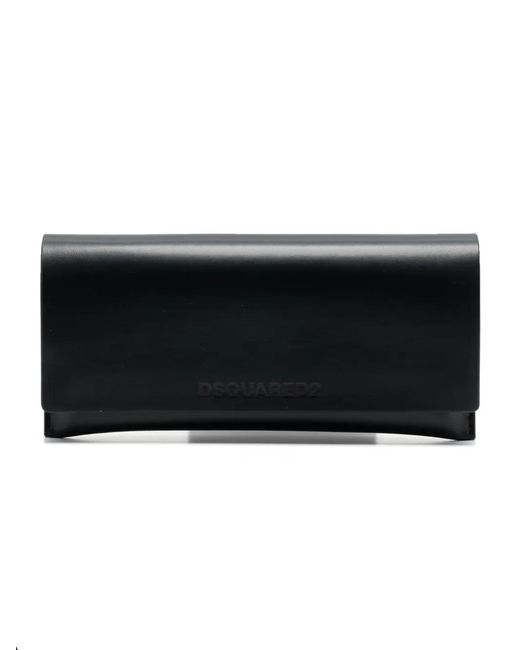 DSquared² Blue Engrave-Logo Rectangle-Frame Sunglasses for men