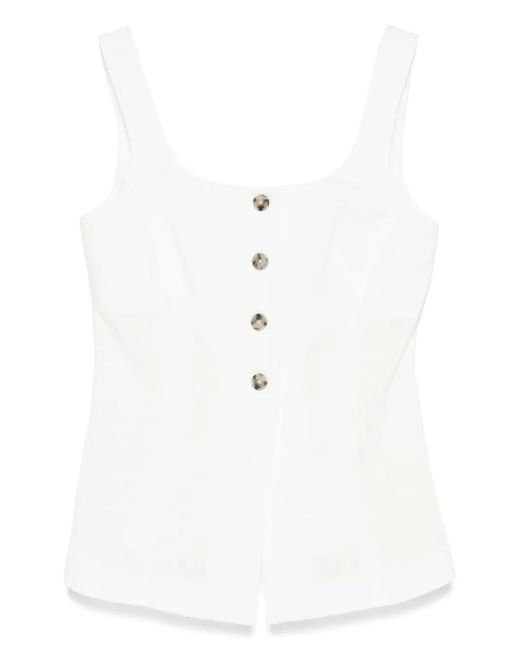 Paul Smith White Linen Top