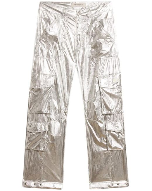 Golden Goose Deluxe Brand White Cargo Pants