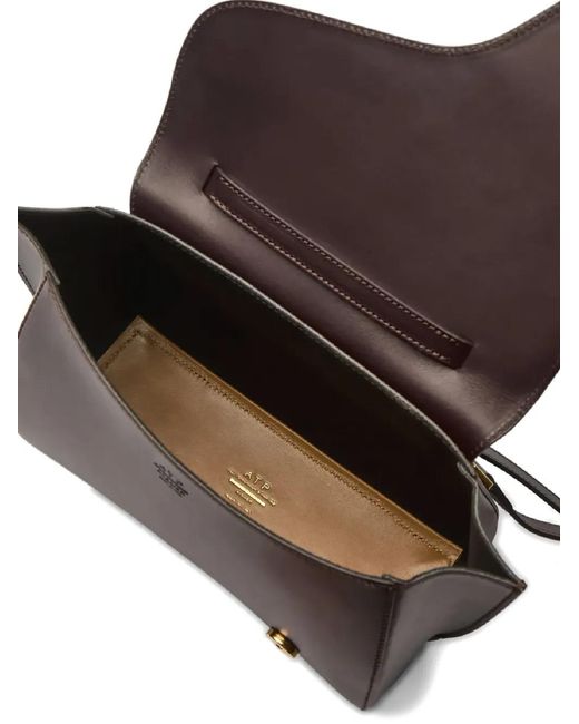 Atp Atelier Brown Arezzo Leather Tote Bag