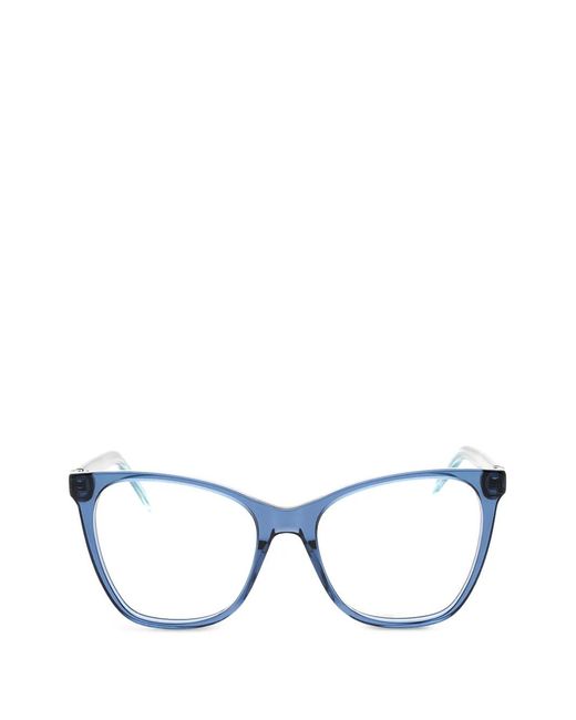 Marc Jacobs Blue Square-Frame Glasses