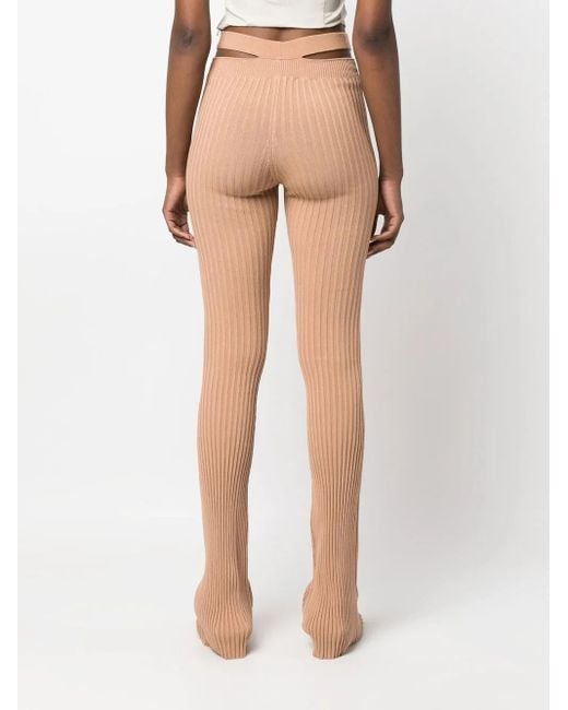 Legging À Découpes ANDREADAMO en coloris White