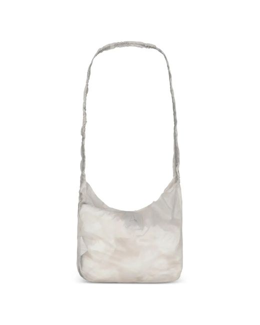 Roa White Knot Packable Shoulder Bag