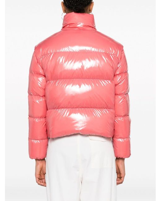 Moncler Pink Almo Puffer Jacket