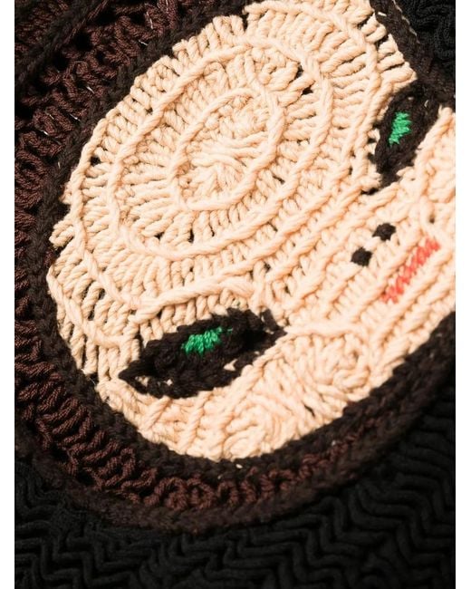 Stella McCartney Black Nara Crochet-Detail Midi Dress