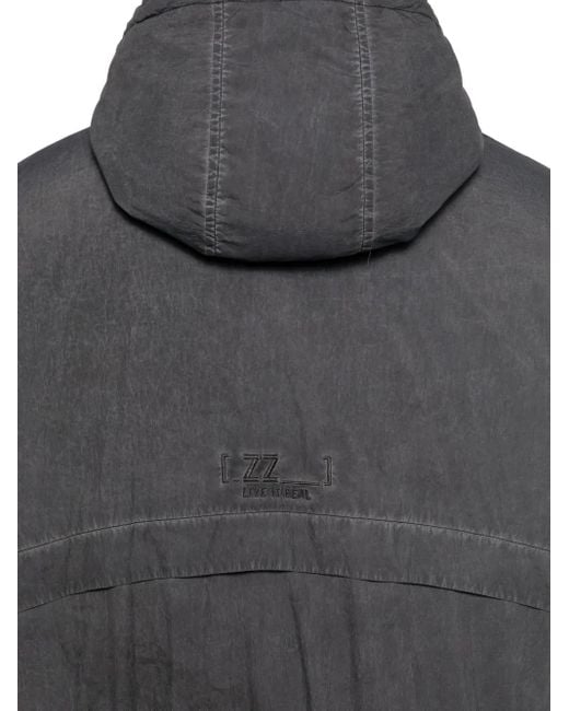 Izzue Gray Zip-Up Jacket for men