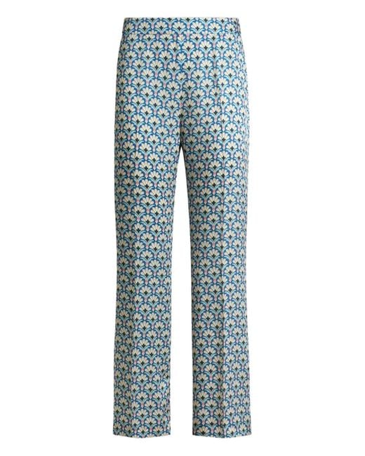 Etro Blue Polyester Pants