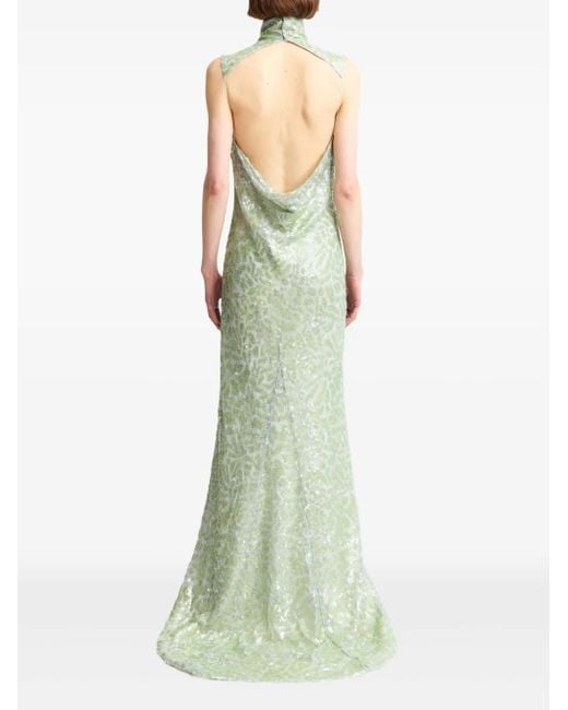 Abito Da Sera Zegli Con Paillettes di 16Arlington in Green