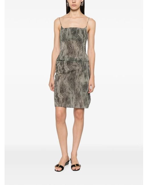 St. Agni Gray Savannah Silk Cami