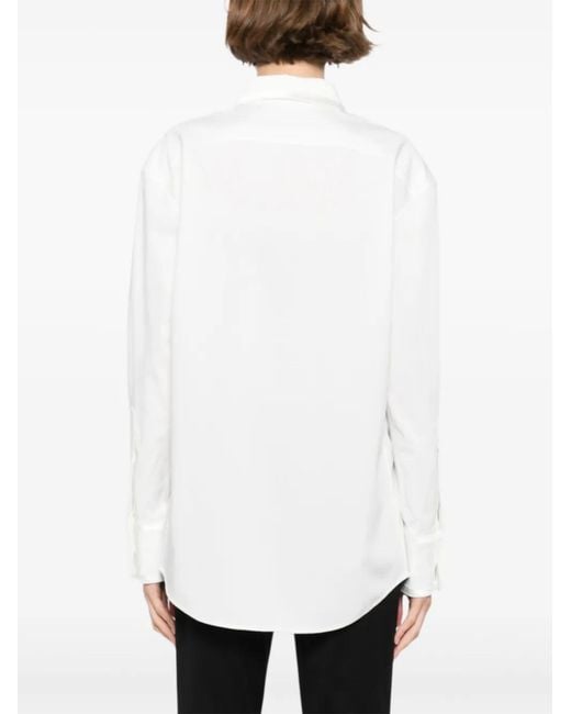 Alice + Olivia White Perfect Button Down Shirt