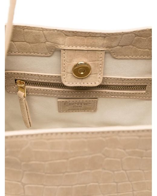 Elleme Natural Dimple Crocodile-Effect Tote Bag