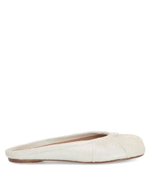 Maison Margiela White Tabi Ballerina Mules