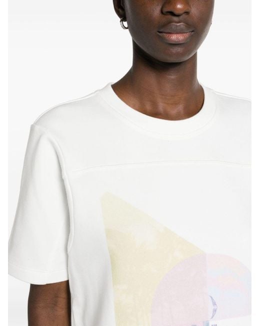 Zadig & Voltaire White T-Shirt mit grafischem Print